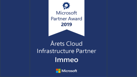 Årets partner Cloud-infrastructure Microsoft 2019